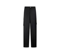 Roberto Cavalli - Pantaloni cargo in seta con monogramma RC - - Trousers - Donna - Nero - S