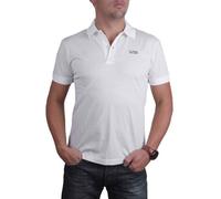 Roberto Cavalli Polo da Uomo (IT, Testo, L, Regular, Regular, Bianco Uni)