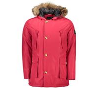 Roberto Cavalli Red Polyester Jacket - XL