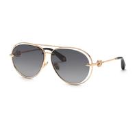 Roberto Cavalli Src032m Woman Sunglasses Rosa Smoke Gradient / CAT3 Donna