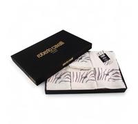 Roberto Cavalli Set asciugamani 5 Pezzi articolo ZEBRAGE (Avorio)