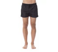 Roberto Cavalli Sport Black Polyester Men Swimsuit - IT50 | L