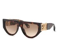 Roberto Cavalli SRC063 743 Occhiali da sole Marrone Sfumato