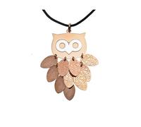 ROBERTO GIANNOTTI Collana MISTERI DELLA NOTTE Civetta GFN113 Rosè Pailettes