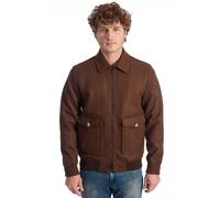 Roberto Pepe Luxury Brown Wool Men Jacket - IT48 | M