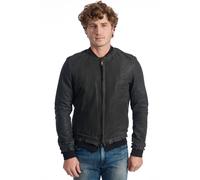 Roberto Pepe Luxury Gray Lambskin Men Jacket - IT50 | L