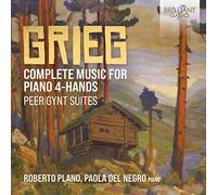 Edvard Grieg Grieg: Complete Music for Piano 4-hands/Peer Gynt Suites (CD)