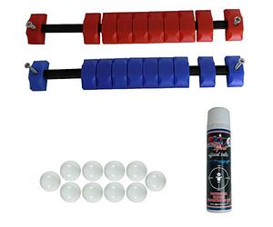 Roberto Sport Calcio Balilla Coppia segna Punti Blu e Rosso.11m137
