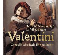 Roberto Valentini Valentini: Recorder Sonatas, Op. 5/La Villeggiatura (CD) Album