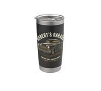 Robert's Garage Hotrod Classic Car Design per nome Robert Bicchiere termico in acciaio inox doppia parete