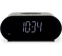 Roberts Ortus Caricatore Radio Sveglia Dab+/Fm/Bluetooth Con Caricatore Qi, Nero