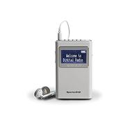 Roberts Radio - Radio digitale per attività sportiva, DAB5 DAB/DAB+/FM, Cuffie stereo, richiede batterie (2x LR6 AA) batteria non inclusa, colore: bianco