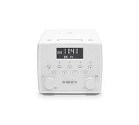 Roberts SOUND49 Radio digitale FM/DAB/DAB+ con Bluetooth, allarmi e lettore CD, bianco
