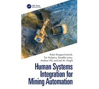 Robin Burgess-Limerick Tim Horberry Human Systems Integrati (Copertina rigida)