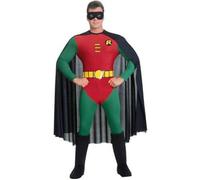 Robin Classico Adulti Autorizzato Ufficiale Supereroe Uomo Batman Costume