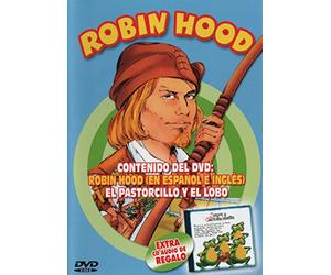 Robin Hood, El Pastorcillo y el Lobo + CD Regalo: Juegos y Canciones Infantiles