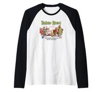 Robin Hood Retro Movie Poster Maglia con Maniche Raglan