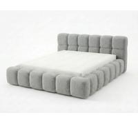 Robin Inspire Letto 200x200 Contenitore Imbottito Lunelle Monte Grigio