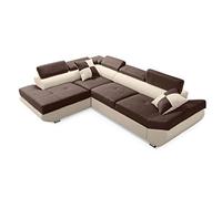 Robin Inspire Saturn Divano Angolare Letto Cioccolato Biscotto Sinistro