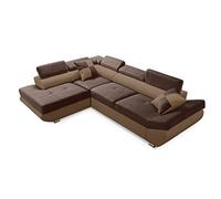 Robin Inspire Saturn Divano Angolare Letto Cioccolato Nougat Sinistro