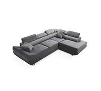 Robin Inspire Saturn Divano Angolare Letto Grigio Destro