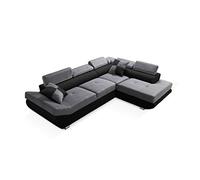 Robin Inspire Saturn Divano Angolare Letto Grigio Nero Destro
