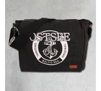 Robin Ruth Borsa A Spalla In Cotone Nero E Bianco OTG5112S