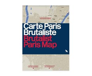 Robin Wilson Brutalist Paris Map (Map)