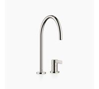 Robinet de cuisine Dornbracht TARA Ultra, mélangeur à deux trous, rosaces individuelles, saillie 241mm, 32815875-08, 32815875-08, Colorazione: platino