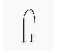 Robinet de cuisine Dornbracht TARA Ultra, mélangeur à deux trous, rosaces individuelles, saillie 241mm, 32815875-00, 32815875-00, Colorazione: cromo