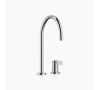 Robinet de cuisine Dornbracht TARA Ultra, mélangeur à deux trous, rosaces individuelles, saillie 241mm, 32815875-06, 32815875-06, Colorazione: Platino spazzolato