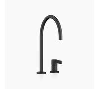 Robinet de cuisine Dornbracht TARA Ultra, mélangeur à deux trous, rosaces individuelles, saillie 241mm, 32815875-33, 32815875-33, Colorazione: Nero opaco