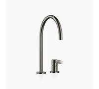Robinet de cuisine Dornbracht TARA Ultra, mélangeur à deux trous, rosaces individuelles, saillie 241mm, 32815875-19, 32815875-19, Colorazione: Cromo scuro