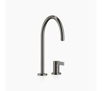 Robinet de cuisine Dornbracht TARA Ultra, mélangeur à deux trous, rosaces individuelles, saillie 241mm, 32815875-99, 32815875-99, Colorazione: scuro Platino opaco