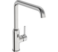 Robinet de cuisine HANSA HANSAVANTIS Style, Bluetooth, 230/9V, capteur PSD, bec orientable, saillie 255mm, 5421220980, 5421220980, Colorazione: Acciaio spazzolato