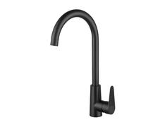 Robinet de Cuisine Noire à 360 gradi en Acier Inoxydable Rotatif Robinet d'évier de Cuisine Chaude à Eau Froide Robinet de Cuisine Robinet
