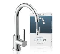 Robinet de cuisine SCHÜTTE Cornwall, Robinet de cuisine, 360° pivotant pour évier double, 79116 chromé