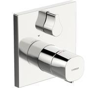 Robinet de douche HANSA HANSALIVING, set de finition, thermostat, encastré, 81139562, 81139562, Colorazione: cromo
