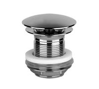 Robinet de vidange Gessi 1 1/4 avec vidange ouverte pour lavabos sans trop-plein, longueur daxe 60mm, 1376, 01376706, 01376706, Colorazione: Metallo nero PVD