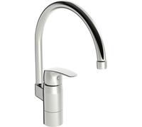 Robinetterie de cuisine HANSA HANSAPINTO, basse pression, 230/5V, Bluetooth, saillie 178mm, chrome, 45302203, 45302203