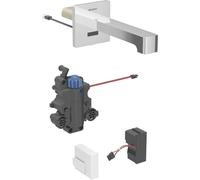 Robinetterie de lavabo Geberit Brenta, saillie 170mm, avec mitigeur thermostatique, alimentation au réseau, pour boîtier de fonction encastré, 116277211, 116277211, Colorazione: cromato lucido e lucid