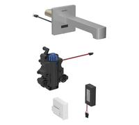 Robinetterie de lavabo Geberit Brenta, saillie 220mm, avec mitigeur thermostatique, alimentation par pile, pour boîtier de fonction encastré, 116.298.SN.1, 116.298.SN.1, Colorazione: Ottica Acciaio in