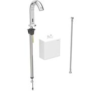 Miscelatore per lavabo Geberit Piave, sporgenza 167 mm, senza miscelatore, funzionamento con generatore, con cassetta di funzione da incasso, 116.165., Colorazione: cromato lucido e lucido - 116.165.21.1