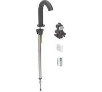 Miscelatore per lavabo Geberit Piave, sporgenza 167 mm, con miscelatore, funzionamento a generatore, per scatola funzioni da incasso, 116.186., Colorazione: nero opaco, con rivestimento facile da pulire - 116.186.14.1