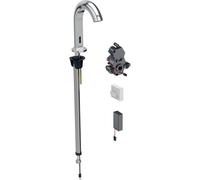 Rubinetto per lavabo Geberit Piave, sporgenza 167 mm, senza miscelatore, a batteria, per scatola funzioni da incasso, 116.183., Colorazione: cromato lucido e lucido - 116.183.21.1