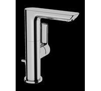 Robinetterie de lavabo HANSA HANSALIGNA, à commande latérale, avec vidage, portée : 116 mm, chrome, 55302203, 55302203
