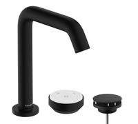 Robinetterie de lavabo hansgrohe Tecturis S à 2 trous, 150 CoolStart, EcoSmart+, portée 139 mm, 73353670, 73353670, Colorazione: nero opaco