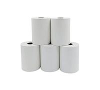 Robinfast 5 Rotoli pos termici 57 mm x 30 mt foro 12, compatibili con terminali pos, Non omologati.