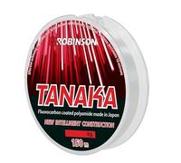Robinson - Lenza da pesca Tanaka, 150 m, 0,161 - 0,382 mm, rivestita in fluorocarbonio (0,225 mm/6,50 kg)
