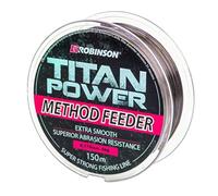 ROBINSON Titan Power Method Feeder, lenza da pesca marrone ad affondamento rapido da Ø 0,175 mm fino a Ø 0,345 mm (diametro 0,175 mm/6,0 kg)